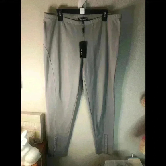 Piccadilly leggings gray sz XL NWT - Picture 1 of 6